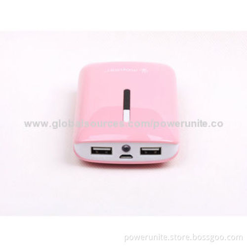 High-quality Rechargeable Mobile Power Banks with LED Lights